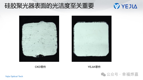 硅胶聚光器品质对比