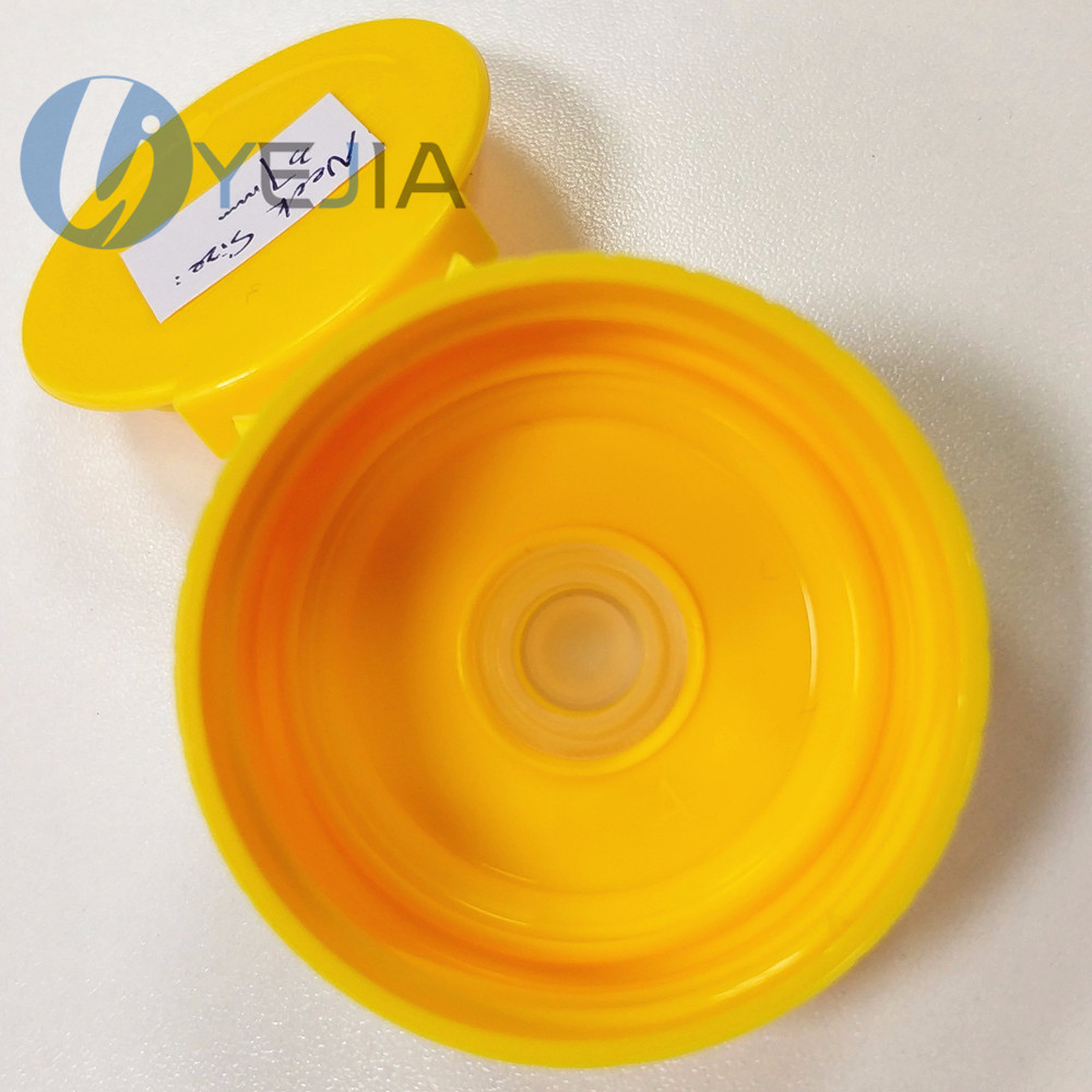 食品级PP材质蜂蜜挤压瓶瓶盖含硅胶阀，既密封又可定量挤出液体